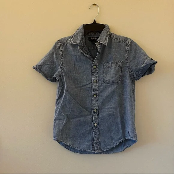 Denim Ralph Lauren Polo Shirt - Picture 1 of 3